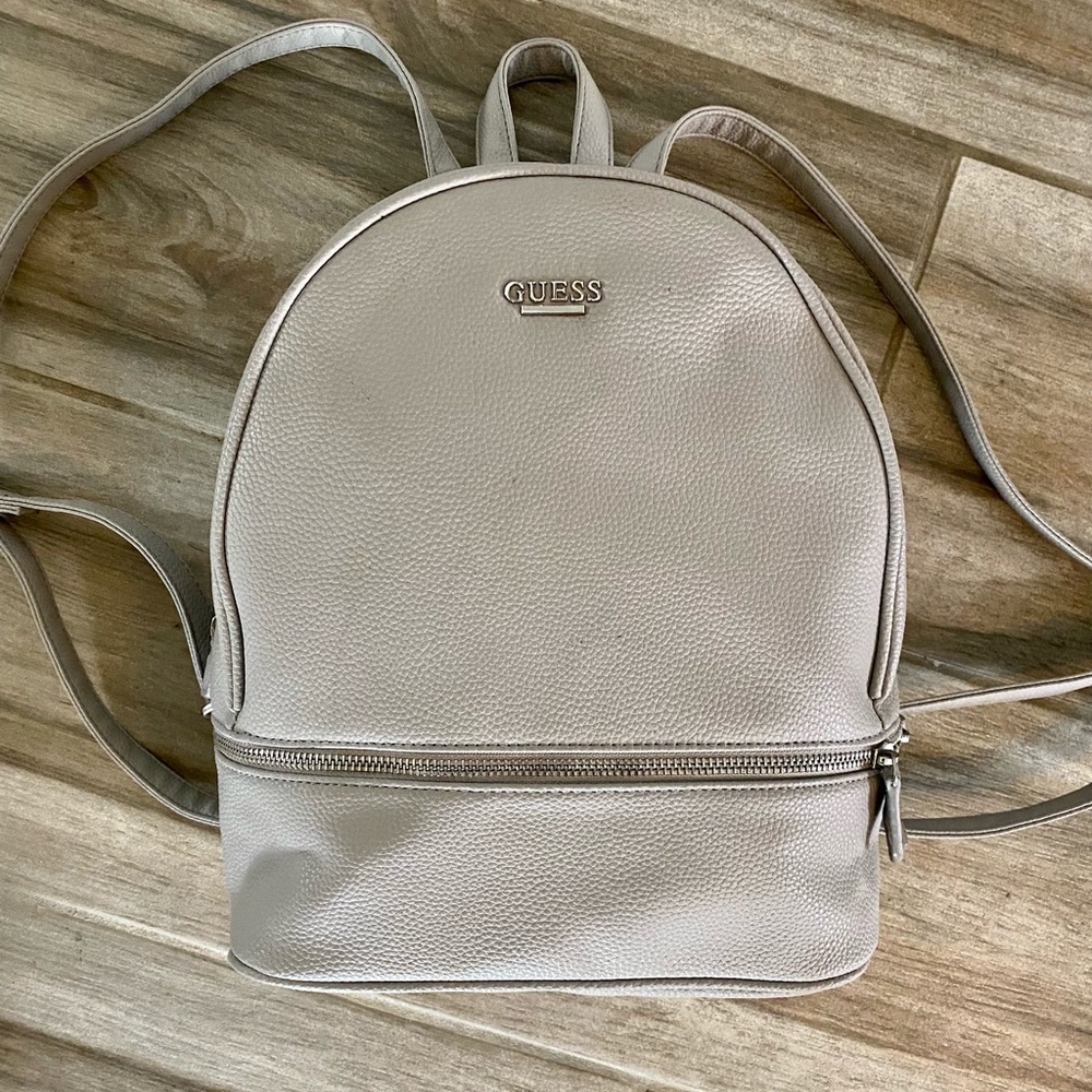 GUESS Light Grey Backpack